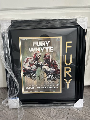 Tyson fury authentic signed - authentic,