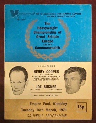 1971 henry cooper - 1971, vs
