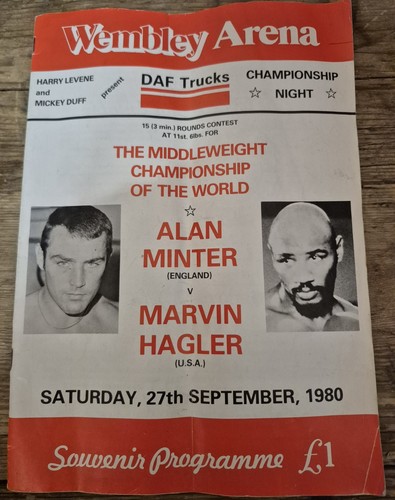 Marvin hagler alan minter - hagler, v