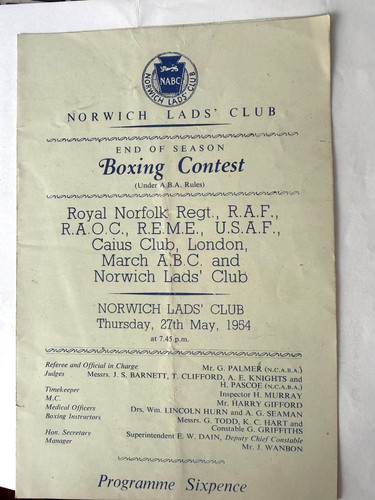 Norwich lads club - , boxing
