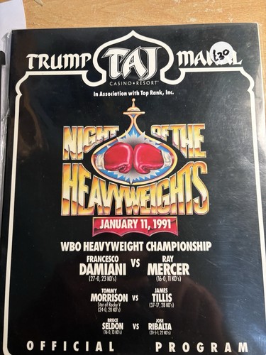 Boxing program tommy - program, morrison