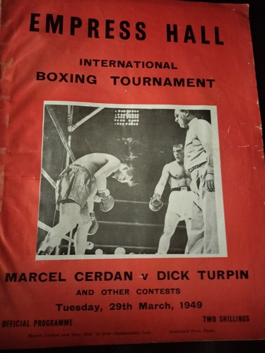 Vintage boxing marcel cerfan - marcel,