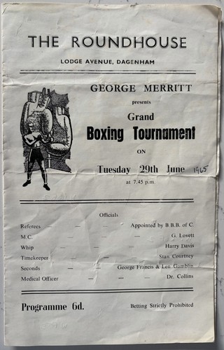 1965 programme signed - programme, &