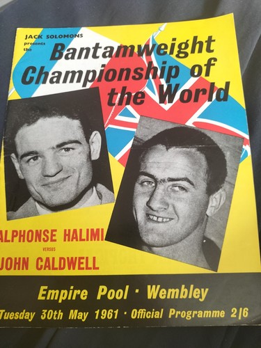 Vintage boxing alphonse halimi - vintage,