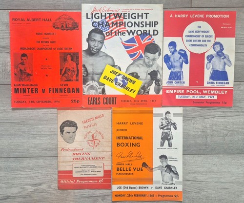 Vintage boxing programmes - 5,