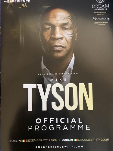 Mike tyson official programme - mike,