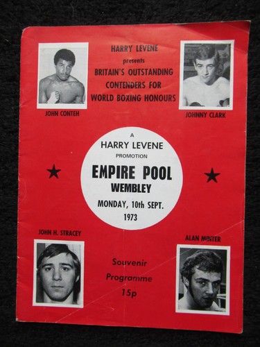 Boxing programme wembley sept - boxing,