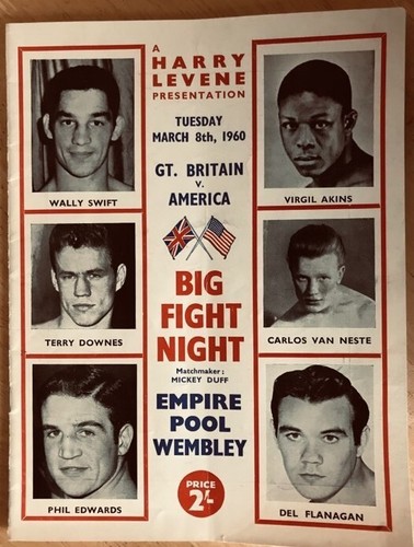 Old boxing programme big - programme,