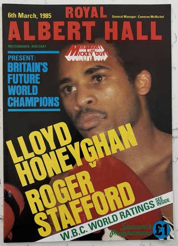 1985 boxing program - , lloyd