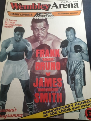 Vintage boxing programme - vintage, frank