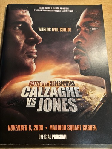Boxing program calzaghe - program,