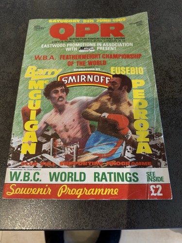Opr boxing souvenir programme - opr,