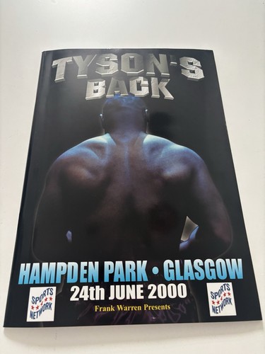 Mike tyson boxing programme - tyson,