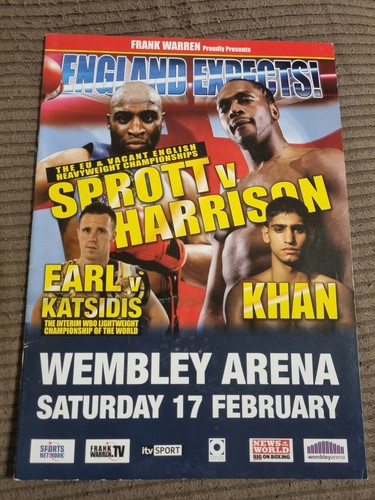 2007 boxing programme signed - 2007,