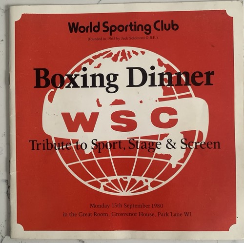 Signed 1980 programme - 1980,