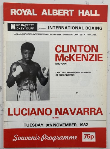 1982 boxing program clinton - 1982,