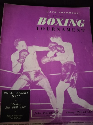 Vintage boxing jackie - vintage, paterson