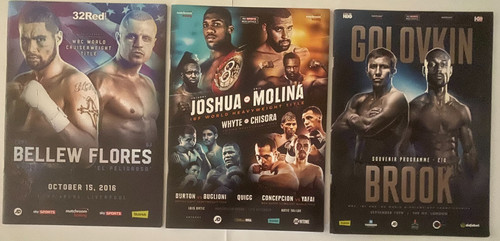 Boxing programmes golovkin - programmes, x