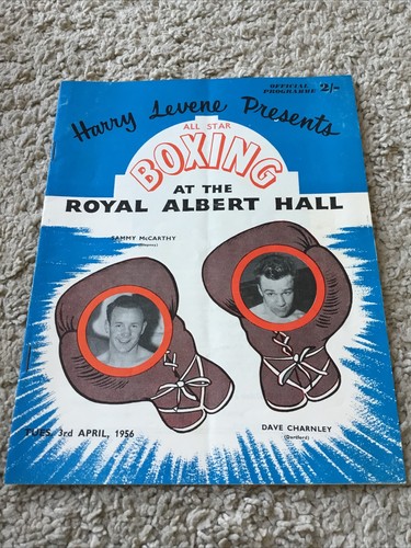 Vintage boxing programme dave - vintage,