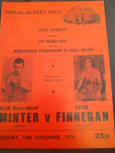 Vintage boxing alan minter - vintage,