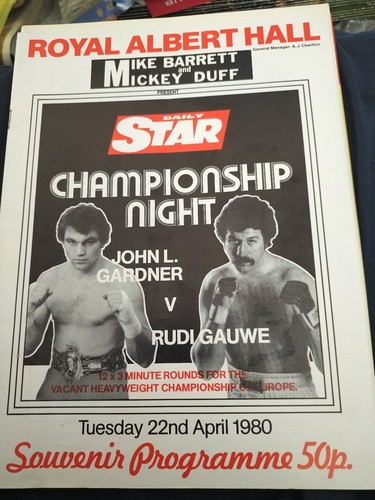 Boxing programme john - john, l
