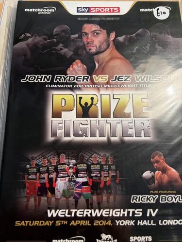 Boxing program prize fighter - program,