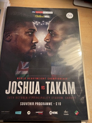 Boxing program joshua takam - program, vs
