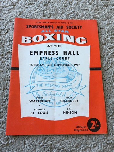 Vintage boxing programme dave - programme,