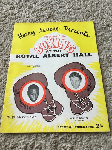 Boxing programme willie toweel - boxing,