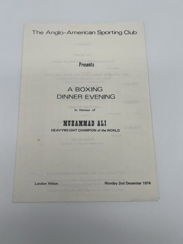 Boxing evening dinner for - evening,