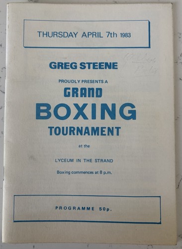 1983 program grand boxing - program,